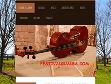 Tablet Screenshot of festivalgualba.com